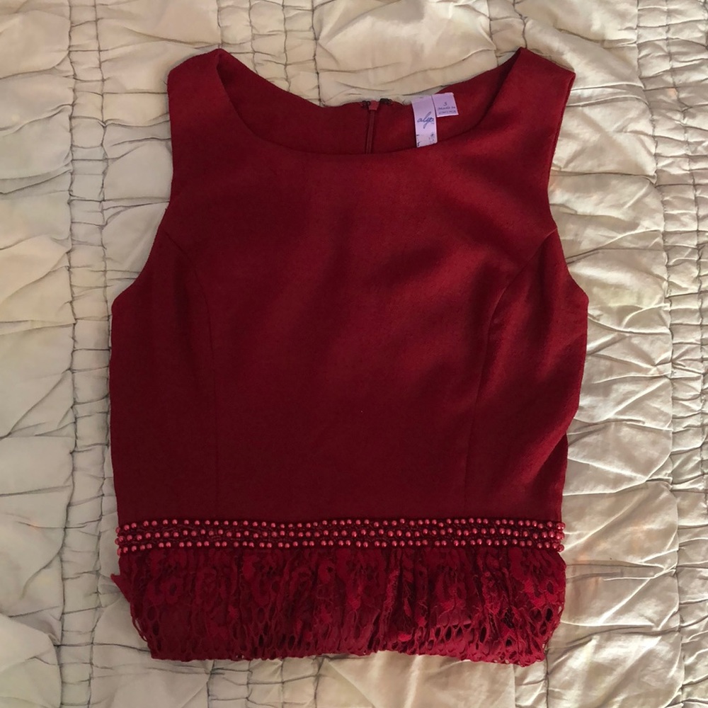 red dress